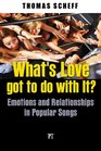 What's Love Got to Do with It Emotions and Relationships in Pop Songs