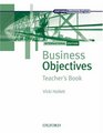 Business Objectives Teacher's Book International Edition