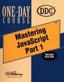 Mastering JavaScript Part 1 OneDay Course