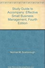 Study Guide to Accompany Effective Small Business Management Fourth Edition