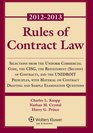 Rules of Contract Law 20122013 Statutory Supplement