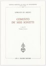 Comento de' miei sonetti