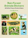 Rain Forest Animals Stickers 48 FullColor PressureSensitive Designs