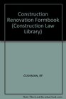 Construction Renovation Formbook