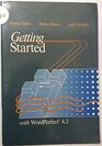 Getting Started With Wordperfect 42/Book and Disk