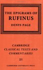 Rufinus The Epigrams of Rufinus