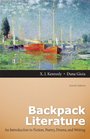 Backpack Literature An Introduction to Fiction Poetry Drama and Writing Plus NEW MyLiteratureLab  Access Card Package