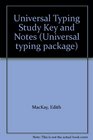 Universal Typing Study Key and Notes