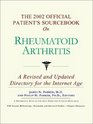 The 2002 Official Patient's Sourcebook on Rheumatoid Arthritis