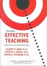 Effective Teaching Preparation and Implementation
