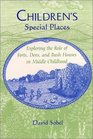 Children's Special Places Exploring the Role of Forts Dens and Bush Houses in Middle Childhood