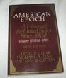 American Epoch A History of the United States Since 1900  An Era of Total War and Uncertain Peace 19361985