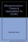 Microeconomics  Theory  Applications 7e