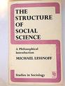 The Structure of Social Science A Philosophical Introduction