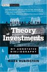 A History of the Theory of Investments My Annotated Bibliography