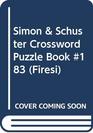 Simon  Schuster Crossword Puzzle Book 183