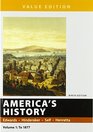 Americas History Value Edition Volume 1