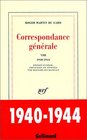 Correspondance gnrale tome 8  19401944