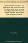 Japanische Demonstrativa und ihre deutschen Entsprechungen Eine kontrastive Untersuchung anhand deutscher literarischer Werke und ihrer japanischen Ubersetzungen