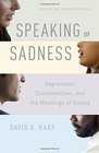 Speaking of Sadness Depression Disconnection and the Meanings of Illness Updated and Expanded Edition