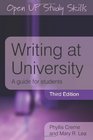 Writing at University