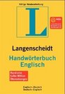 Langenscheidts Handwrterbuch Englisch