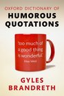 Oxford Dictionary of Humorous Quotations 5e