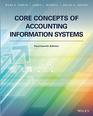 Core Concepts of Accounting Information Systems 14th Edition