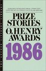Prize Stories 1986 The O Henry Awards