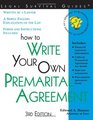 How to Write Your Own Premarital Agreement With Forms