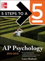 5 Steps to a 5 AP Psychology 20122013 Edition