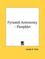 Pyramid Astronomy  Pamphlet