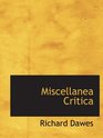 Miscellanea Critica