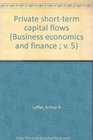 Private shortterm capital flows