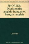 Harraps Shorter Dictionnaire Anglais Fra