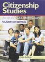 Citizenship Studies for Aqa Gcse Short Course Foundation Edition