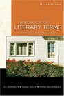 Handbook of Literary Terms Literature Language Theory