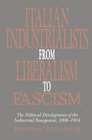 Italian Industrialists from Liberalism to Fascism  The Political Development of the Industrial Bourgeoisie 190634