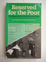 Reserved for the Poor Means Test in British Social Policy