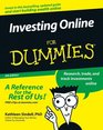 Investing Online for Dummies 5th Edition