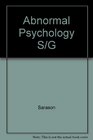 Study Guide  Abnormal Psychology The Problem of Maladaptive Behavior