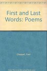 First and Last Words Poems