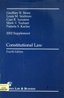 Constitutional Law 2002 Supplement Fourth Edition