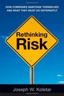 Rethinking Risk How Companies Sabotage Themselves and What They Must Do Differently