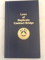 Laws of Duplicate Contract Bridge effective March 31 1987