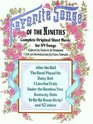 Favorite Songs of the Nineties Complete Original Sheet Music for 89 Songs