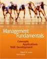 Management Fundamentals  Concepts Applications Skill Development