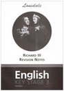 Key Stage 3 Shakespeare Richard III 2008 Tests English