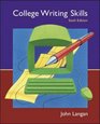 College Writing Skills  Text Student CD User's Guide and Online Learning Center powered by Catalyst