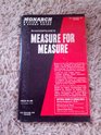 Monarch Notes on Shakespeare's Measure for Measure (Monarch Notes)